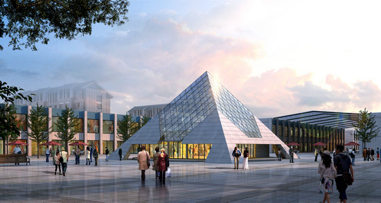 赣州金字塔网架